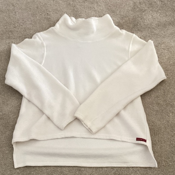 Hard Tail Cream Cowl Neck Sweater - Picture 3 of 5